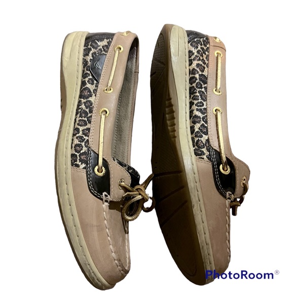Sperry Shoes - Sperry Top-Sider Angelfish Sparkle Leopard boat/deck shoe #9102815 size 10M